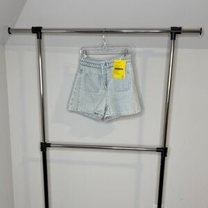 Stylish Light Blue Denim Shorts